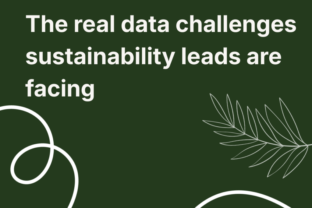 The real data challenges sustainability leads are facing image